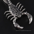 Cool Punk Stainless Steel Jewelry Pendant Scorpion Pendant Personality Silver Jewelry Jewelry Necklace